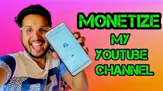 Finelly mera YouTube channel monetize ho gaya #monetization #monetize #channel