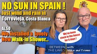 No Sun in Spain, in Torrevieja, Costa Blanca - Between the Lakes with Mike & Yvonne