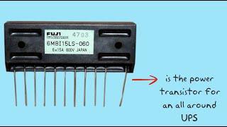 Fuji Electric 6MBI15LS-060 Power Transistor Module