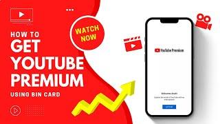 How to get YouTube Premium using bin cards | Bin cards using tutorial | I'm Anirban