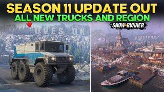 Season 11 Update Out! All New Trucks and Huge Region in SnowRunner Everything You Need to Know