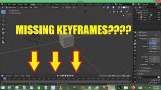 Why Can't I See My Keyframes in Blender's Timeline? (Tutorial)