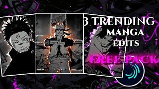 Trending manga edit pack | Alight motion [xml qr/pack cc]