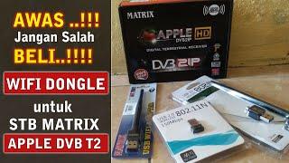 AWAS !!! Jangan Salah Beli Dongle Wifi STB Matrix Apple DVB T2 - Dongle Wifi MT7601