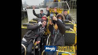 Magic FM onboard with Thames RIB Experience