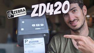 Zebra ZD420 Thermal Printer First Impressions Review of This Bluetooth Wireless Label Printer