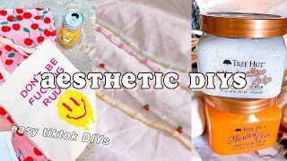 easy tiktok DIYs *DIY necklace, scrub and more* aesthetic DIYs