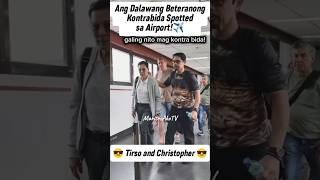 OMG! ANG DALAWANG BETERANONG KONTRABIDA SPOTTED SA AIRPORT!️ #tirsocruz #christopherdeleon #shorts