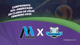 DEPORTIVO MURANO (CHI) X ATLÉTICO BARBATO (URU) - AO VIVO E COM IMAGENS - SUL-AMERICANO CLUBES VÔLEI