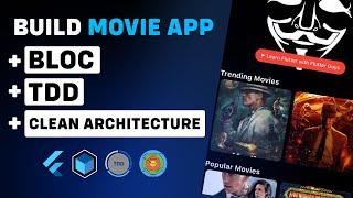 Movie App - Full course with Bloc, TDD and Clean architecture