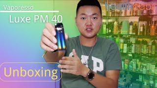 Vaporesso Luxe PM40 Pod 40W Unboxing