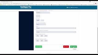 Starting a New Tax Return in TaxSlayer Pro Web