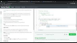 Printing elements of linked list  |  Hackerrank | Problem 1