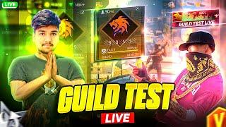 BOSS GUILD TEST LIVE  || FREE FIRE LIVE GLOBAL TOP 1 GUILD TEST #shorts #totalgaming #freefire