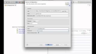 Eclipse - Clone Git Repository with git