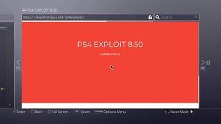 PS4 EXPLOIT 8 52 RELEASE