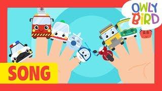 Vehicles Finger Family | All About Vehicle | Nursery Rhymes | OwlyBird