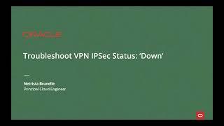 Troubleshoot IPSec Tunnel Status 'Down' in OCI