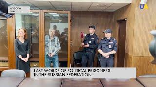 Political prisoners are being persecuted in Russia for protesting against the Kremlin's war