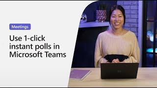 How to use one-click instant polls in Microsoft Teams