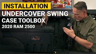 How to Install UnderCover Swing Case Truck Bed Toolbox on 2020 Ram 2500 w/o RamBox