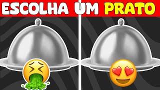 Quiz Escolha um Prato | Comida Boa Vs Comida Ruim | Jogo das Escolhas