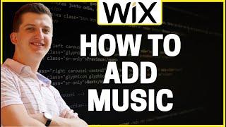 How To ADD Music In Wix