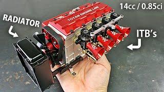 Inline 4 Cylinder FOUR Stroke 13,500 rpm RC Engine!