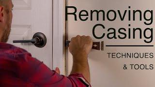 How To Remove Wood Trim | Beginner