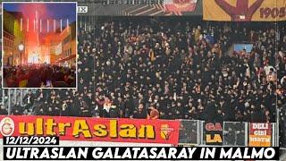 ULTRASLAN GALATASARAY IN MALMO || Malmo FF vs Galatasaray 12/12/2024