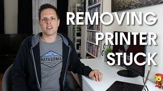 How to remove a printer that can't be deleted