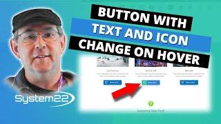 Divi Theme Button With Text And Icon Change On Hover 