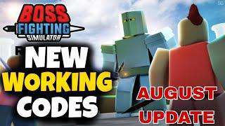  NEW BOSS FIGHTING SIMULATOR CODES  NEW WORKING AUGUST CODES ROBLOX  UPDATED ROBLOX CODES 2024