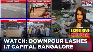 Bangalore Rains: Roads Turn Into Rivers, Dreams Shattered; Building Collapse Kills 1 In I.T. Capital