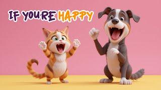 If You are Happy and You Know It - Animal Version | Nursery Rhymes & Kids Songs