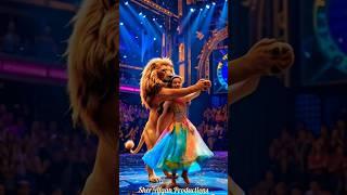 A girl Fusion with a Lion on AGT. #agt #americansgottalent #agtwildcard #thechallengeusa ##fusion