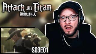 Das ERSTE MAL Attack on Titan 3x01 | "Rauchzeichen" | Reaction