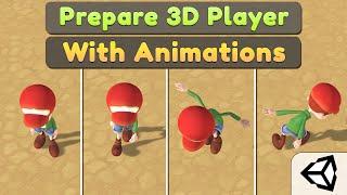 Prepare 3D Character with Animations | Unity Visual Scripting