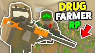 FBI RAID!? - Unturned Roleplay DRUG FARMER (We Tricked The FBI To Think That We Had No Farm!)