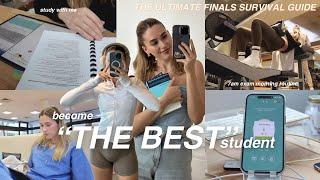 BECOME THE BEST STUDENT possible | study with me, morning routine on exam day, tips & tricks