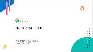 Elastic APM - Redis