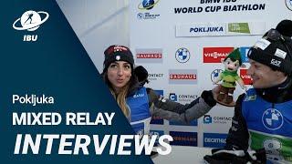 World Cup 22/23 Pokljuka: Mixed Relay Interviews