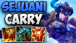 CHALLENGER JUNGLER CARRIES WITH SEJUANI! | CHALLENGER SEJUANI JUNGLE GAMEPLAY | Patch 14.9 S14