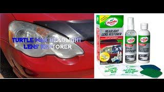 Walmart Turtle Wax Head Light Lens Restore Kit Review How To Restoring The Acura RSX Headlights