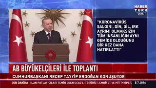 AB Ülkeleri Büyükelçileri Toplantısı, Cumhurbaşkanı Erdoğan konuşuyor