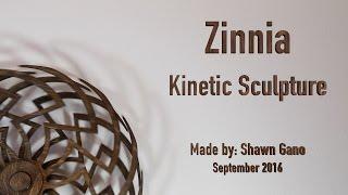 Zinnia - Wooden Kinetic Sculpture