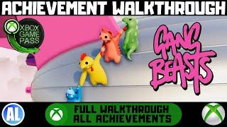 Gang Beasts #Xbox Achievement Walkthrough - Xbox Game Pass