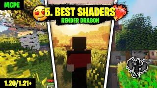  Top 5 Epic Shaders For Minecraft PE (1.21+) || Best Render Dragon Shader For MCPE 