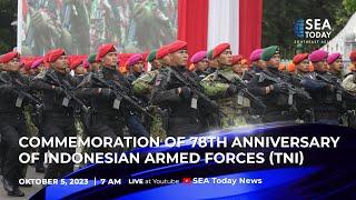 Commemoration of 78th Anniversary of Indonesian Armed Forces (TNI)