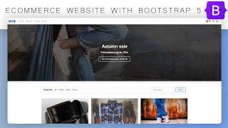 Create Ecommerce Listing Website With Bootstrap 5 | MDB 5 Tutorial